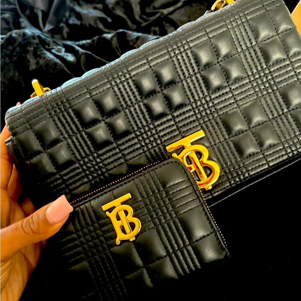 Burberry set  wallet and purse set